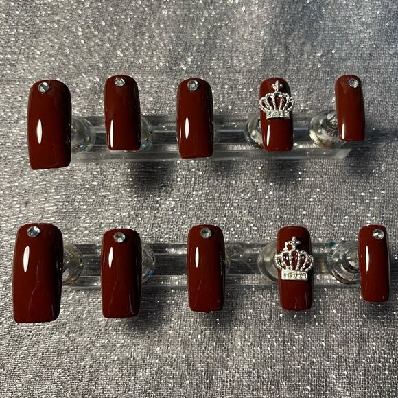 Silver Crown gel pressons - Picture 4 of 8